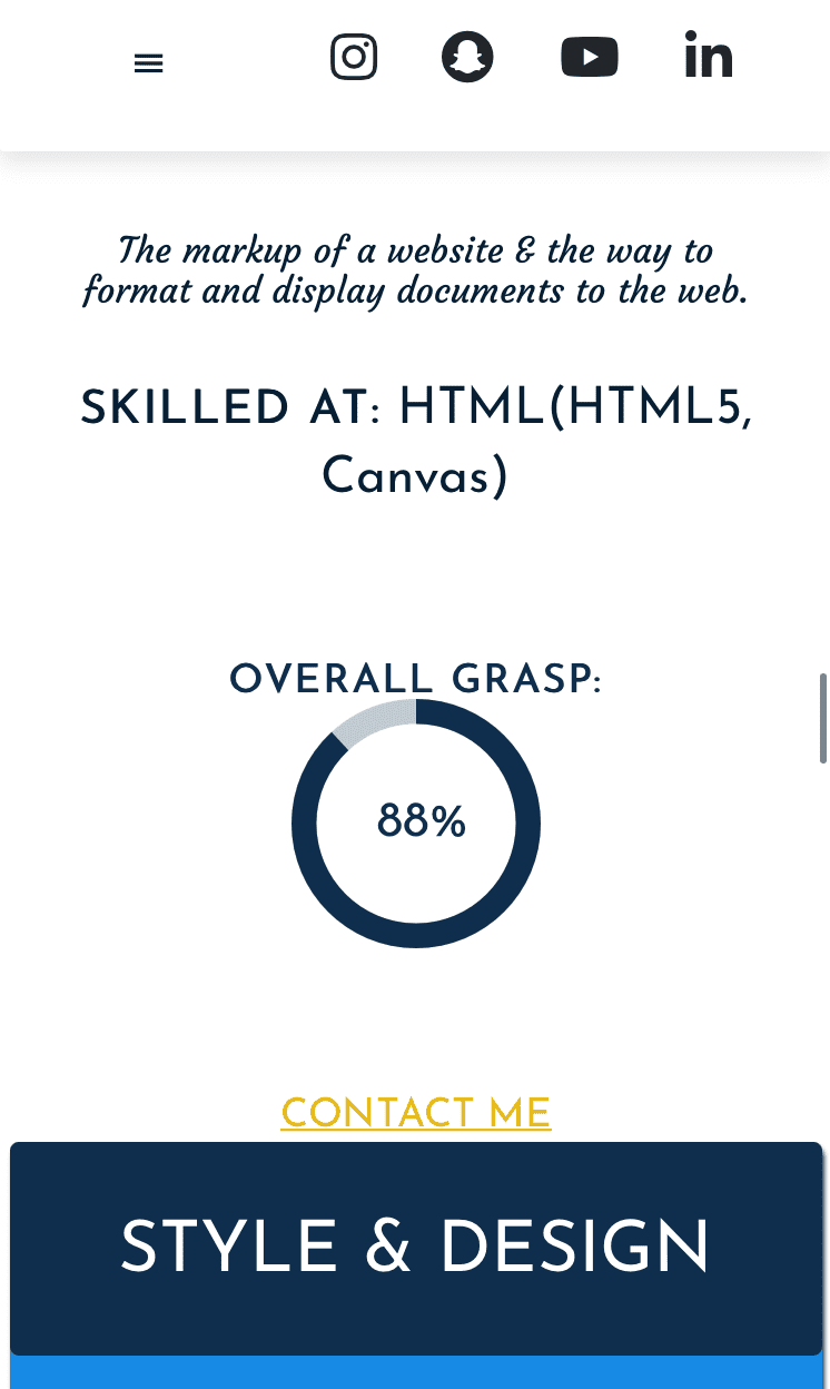 Skills HTML-Responsive