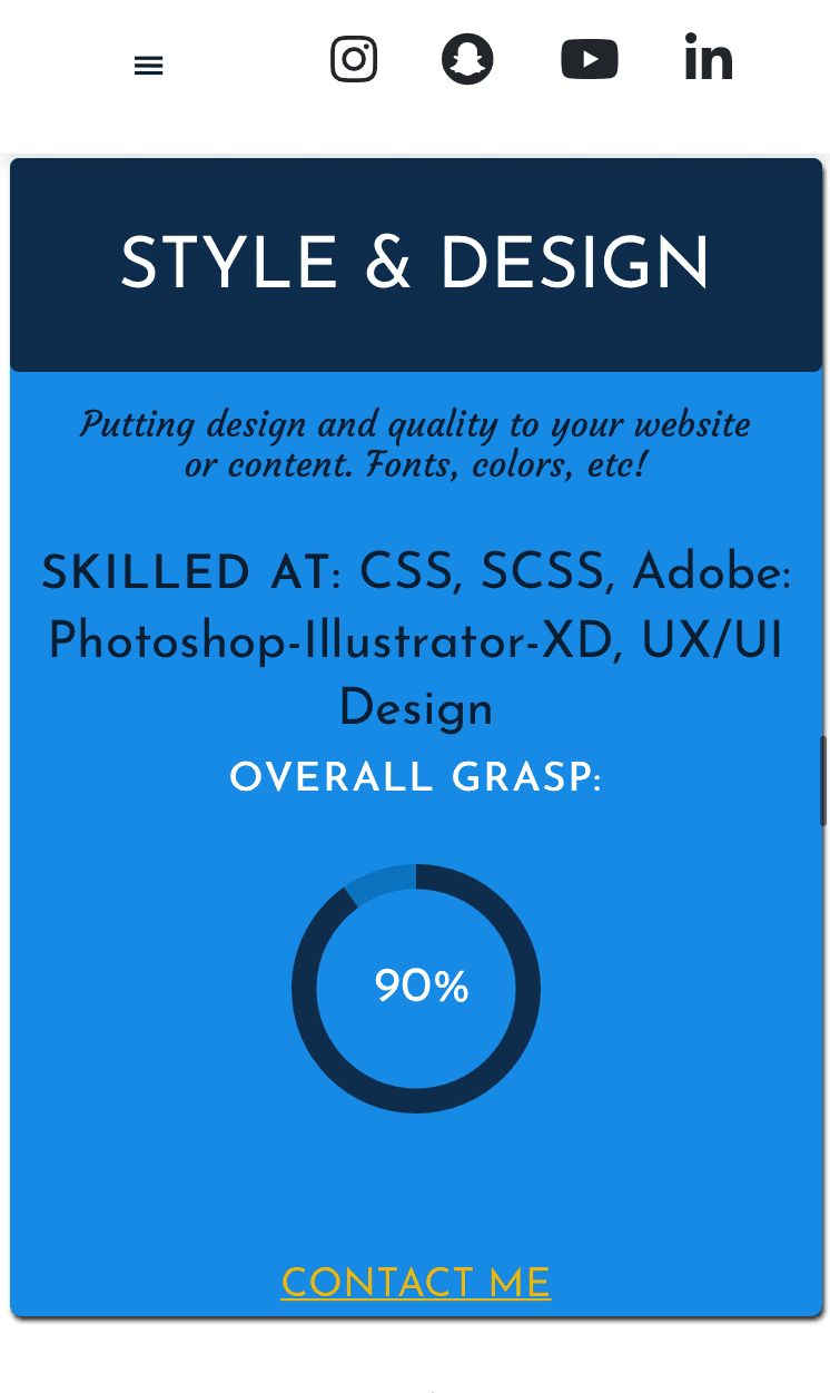 Skills Style & Design-Responsive