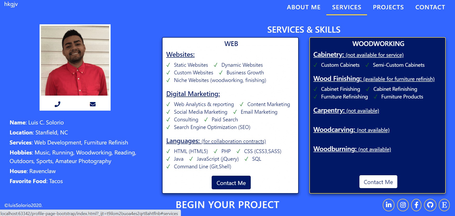 Web Page-Services